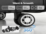 Wanderlite 28 Inch Luggage with TSA Lock Spinner Travel Suitcase Carry On Hard Shell Luggage Case LUG-ABS-BOS-28-BK