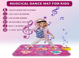 Dance Mat,Toys for 3 4 5 6 7 Year Old Girls,Dance Mat for Kids,Electronic Music Dance Pad Toy with V1192-AZ-W-31122