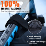 Tailgate Bike Pad, 62" Truck Tailgate Pad Carry 6 Mountain Bikes, Upgraded Grooves Tailgate V952-JQKWMD62INCH94P52V0