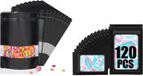 120pcs Mylar Bags for Food Storage120pcs Holographic Packaging Bags V1258-DP02-C-716