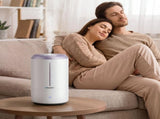 Devanti Ultrasonic Humidifier Aroma Diffuser Top Fill Quiet Bedroom 4L White HM-4L-TOUCH-WH