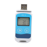Portable RC5 Temperature Data Logger Mini Recorder LCD Display 32000 Points Internal Sensor V1294-YM0901-JY12599