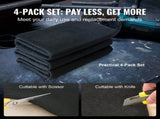 Carbon Felt Welding Blanket 4 Pack, 37" x 36" Flame Retardant Welding Blanket, Up To 1800&degF Heat V952-TXWDHTHS4JWTYV64QV0
