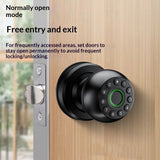 Fingerprint Door Lock, Smart Fingerprint Door Knob with Keypad, Biometric Door knobs with App V1192-AZ-W-3072