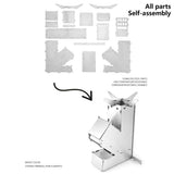 Rocket Stove, Removable Portable Outdoor Rocket Stove, Easy Assembly, Efficient Heating For Camping, V1369-AZ3-W-09795