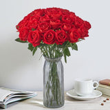VEVOR 500 Pcs Red Roses Artificial Flowers Realistic Bouquet for Xmas Home Decor V952-RZMGHSHS500PL0LEE001V0