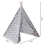 GOMINIMO Kids Teepee Tent with Side Window and Carry Case V227-3720871010080