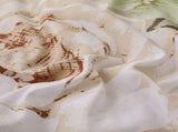 Beige Bloom Lumiere Heritage Quilt / Doona / Duvet Cover set V745-AQ043929K3