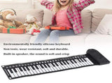 Keyboard Piano Roll Up Electric for Beginners Foldable 49 Keys Electronic V1369-AZ3-W-11710