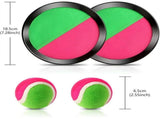 Toss and Catch Ball Game Set,8 Discs & 8 Balls,Velcro Catching Ball Set,Beach Games,Yard Games V1370-AZ4-08213