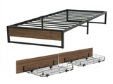 Artiss Bed Frame Metal Frame King Single Bed Base 2 Drawers OSLO MBED-C-OSLO-KS-DRAW