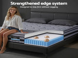 Giselle Bedding 34cm Queen Mattress Hybrid, Pocket Spring Bed Mattress MATTRESS-B-TT34-Q