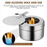 10Pack Stainless Steel Holders, Chafing Holders with Cover, Holder for Chafing Dish, and Buffet, V1370-AZ4-07509