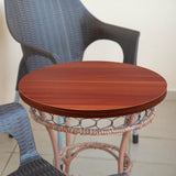 Wood Round Table Top Versatile Use for Craft and Elegant V1369-AZ3-W-17256