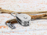 SWETRACE Cable Weight Pulley System Silver for Transportation Equipment 1Pcs 3.5In V1189-LWWAL-20260327-03461