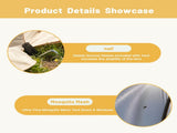 Pop Up Screen House Tent 3x3m, 6-8 Person 220cm Tall Mosquito Net Tent,Spacious 3.8m dome fits 6-8 V1337-TN-1WJN-W0M5