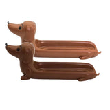 4x Puppy Shaped Serving Tray Dachshund Snack Holder Hot Dog Holder for Home Family Gatherings V1369-AZ3-W-11517