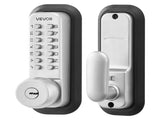 Mechanical Keyless Entry Door Lock, 2.0 Code Upgrade, 4-7 Digits Code, Single-Sided Push Button V952-JXMMSYSQXQRSNIU67001V0