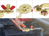 Brass Marine Grade Battery Terminal Top Post, 8 Pairs Battery Terminal Connectors, Battery Terminal V1258-DP02-C-3313