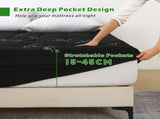 800GSM Mattress Topper Viscose Derived from Bamboo, Thick Pillowtop Fitted Mattress Cover with 45cm V1317-TOP-AUKS-CL-HEI