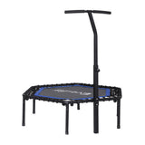 48inch Everfit Trampoline Fitness Trampoline Rebounder TRAMPO-C-MINI48-HEX-BLBK