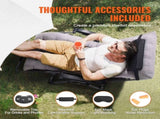 Zero Gravity Chair, 33 inch Zero Gravity Recliner Lounge Chair for Indoor and Outdoor, Adjustable V952-LZLTYHS33HHK90DO9V0