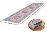 Artiss 60 x 300 cm Runner Rugs For Living Room No Heavy Rubber Crease-Free Foldable Design For FLR-2845-60X300-BLOG