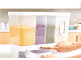 Storage Box Transparent Classification Press Button Removable Cover Storage Tanks for Kitchen V1294-YM0716-3118220144111