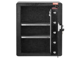 Single Door 3.5 cu.ft Safe Box with Key Lock & Password, Safe Lock Box with Fireproof Bag, Key Rack, V952-DMBXXLS3139CDLYSIV9