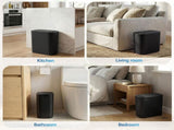 Devanti Automatic Trash Bin 2PCS with Lid 11L Motion Sensor Kitchen Bin Touchless Garbage Can Modern SB-F-11L-BKX2