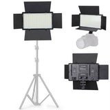 HridZ U800 LED Video Light Dimmable Bi-Color 2500K-8500K Panel, Remote-Controlled, for V571-HZUBICOLORLED-800