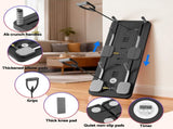 Everfit Pilates Board Foldable Reformer Multi Functional Exercise Trainer Black ABD-BOARD-4IN1-BK