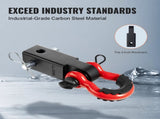 Shackle Receiver, Fits 50 mm Receivers, 20 Tons Breaking Strength, D Ring Shackle with Trailer V952-ZJHJG2IN35005KAPBV0