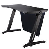 OVERDRIVE Gaming Desk 120cm PC Table Setup Computer Carbon Fiber Style Black V219-FURGAMOVDAD21