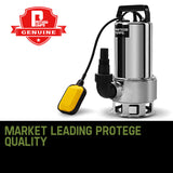 PROTEGE 2000W Submersible Dirty Water Pump Bore Tank Well Steel Automatic V219-PMPDITPROADW2