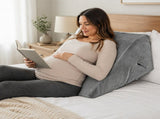 Adjustable Memory Foam Wedge Pillow with Washable Velvet Cover for Bed Sofa Reading V1181-MB0093-NEW