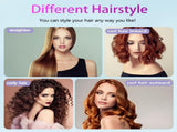 Black Silver Wireless Hair Straightening Comb Fast Heating Hair Comb Women'S Hair Styling V1102-108-SIL-32035