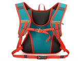 Grey Large-Capacity Storage Backpack, featuring a main compartment with multiple organized pockets V1102-SJBB006