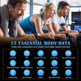 Smart Scale with Body Analysis - Measures BMI, Fat & Muscle Mass - USB Rechargeable - Up to 180 kg V1188-ZXY-131-286