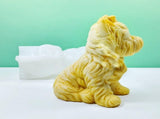 Mold Dog Decoration Candle for DIY Decoration Making Soap 3D Stereo Sitting Little Dog Candle V1192-AZ-W-10445