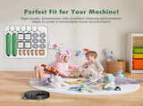 25 Pcs Replacement Parts for iRobot Roomba Plus 405 Combo/505 Combo /507 Combo Robot Vacuum Cleaner, V1258-DP02-F-263