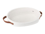 Small Cat Ears Toy Organizer, Woven Cotton Rope Basket, Decorative Nursery Bins & Boxes Gift Basket V1189-LWWAL-20260401-06448