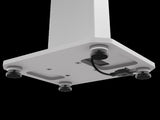 Kanto SX26W 26" Tall Fillable Speaker Stands with Isolation Feet - Pair, White V398-KO-SX26W