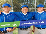 12 Pcs Baseball Belts Softball Belts Bulk for Adult and Youth Adjustable V1258-DP02-C-1371