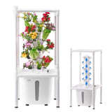 Hydroponic Growing System with Grow Light 30 Pods Hydroponic Tower Garden V952-TSSPZZXTDSZDF7SZEV3