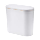 Narrow Garbage Can Space Saving Stylish Plastic Slim Waste Bin with Press Open Lid for Kitchen V1294-YM0901-3117240152411