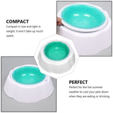 Pet Drinking Bowl with Cooling Gel and Non- Stable Base for Cats and Dogs V1370-AZ4-20509