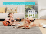 Ownpets Dog Screen Door, Inside Door Flap 11x13 Inch Lockable Pet Screen Door Magnetic Closure V1366-AZ2-W-04167