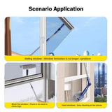 Window Squeegee Extension Pole, Telescopic Window Cleaner, Squeegee Spout WindowWashing Tool V1192-AZ-W-33319