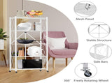 CARLA HOME 5-Tier Foldable Storage Shelf with Wheels for Kitchen, Garage, Pantry or Basement LSB-36255